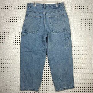 Renegade Carpenter Wide Leg Denim Jeans 34x30‎ Distressed Y2K Work Skate Baggy